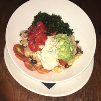 Quinoa burrito bowl at Stonesedge in Whistler