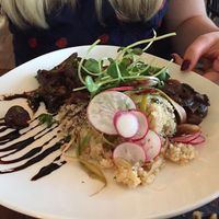 roasted Veg and quinoa  at Stonesedge in Whistler