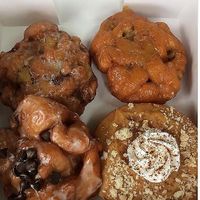 Fritters etc. at Beechwood Doughnuts in St Catharines