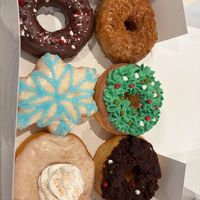 Christmas donuts   at Beechwood Doughnuts in St Catharines