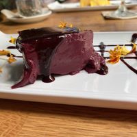 Panne cotta at Astrid in Malaga