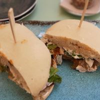 Seitansandwich at Astrid in Malaga