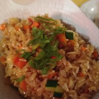 Vegetable fried rice (sooo good) at Astrid in Malaga