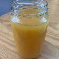 Fresh orange juice at Astrid in Malaga