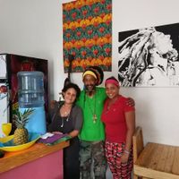 Nathaly, Miguel, Karen at Kalenda in Santo Domingo