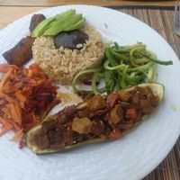 Main course at Kalenda in Santo Domingo