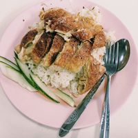 Chicken rice at Ci Wen Vegetarian 慈雲素食 in Northeast Singapore