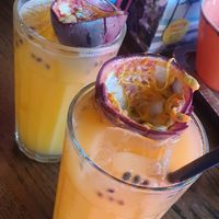 Passion fruit mocktails at Las Iguanas in Reading