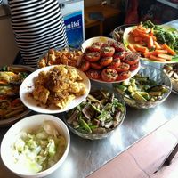 buffet for 45k at Bo De Quan in Hanoi