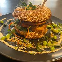 Bahn mi bagel   at Super Jami Kitchen in Stuttgart