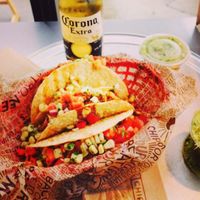 Crunchy tacos with corn, sofritas, beans & rice.  at Chipotle in Rehoboth Beach