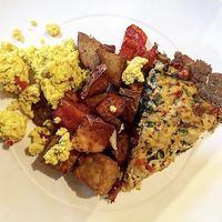 Vegan brunch buffet at The Fork and Flask at Nage in Rehoboth Beach
