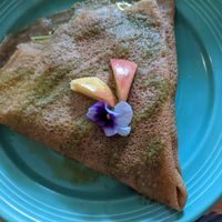 Garden of Eden crepe at Little ChoC Apothecary in Brooklyn