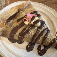 Newtella Banana Crepe  at Little ChoC Apothecary in Brooklyn