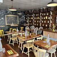 Inside the cafe, upstairs   at Little ChoC Apothecary in Brooklyn