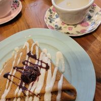 Sweet crepe at Little ChoC Apothecary in Brooklyn