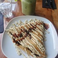 Burrito crepe at Little ChoC Apothecary in Brooklyn