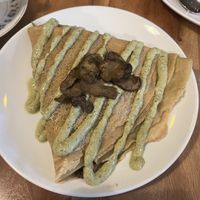 Room for mushroom crepe   at Little ChoC Apothecary in Brooklyn