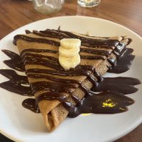 Nutella and banana crepe   at Little ChoC Apothecary in Brooklyn