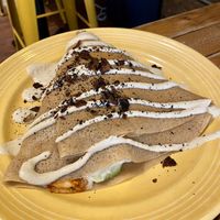 Burrito crêpe at Little ChoC Apothecary in Brooklyn