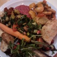 buffet - many many veg options at El Turco in Brussels