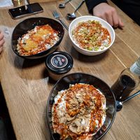 Mantis and pickled veggies at Lezizel Manti in Munich