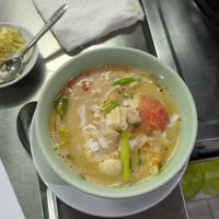 Tom kha soup at Green Garden & May Kaidee Cooking School in Bangkok