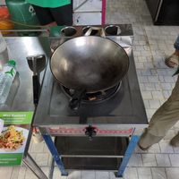 Cooking station at Green Garden & May Kaidee Cooking School in Bangkok