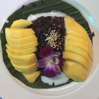 Devin traditional dissert at Green Garden & May Kaidee Cooking School in Bangkok