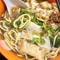 Vegetarian prawn noodles 👍🏻   at Hwa Jin Vegetarian 華津素食 in West Singapore