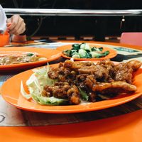 Sweet & sour ‘fish’ (mushrooms) at Jin Yi Vegetarian 錦憶素食 in West Singapore