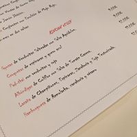 "veggy" menu (october 2020) at La Cocina de Manuel in Oviedo