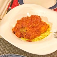 Albóndigas de coliflor at La Cocina de Manuel in Oviedo