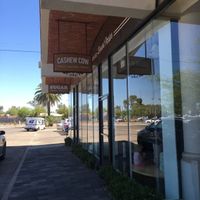 outside at Cashew Cow in Tucson