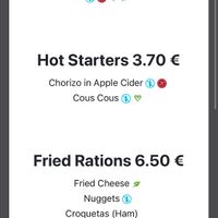 Menu  at Cafe-Obrador Okapi in Bilbao