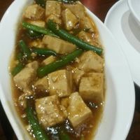 Tofu and green beans at Chop Chop in Edinburgh