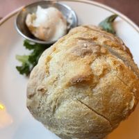 Bread with vegan butterr  at Stone Row Pub and Eatery in Jim Thorpe