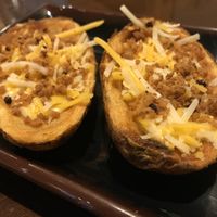 Stuffed potatoes  at Violette's Vegan Organic Cafe and Juice Bar in Las Vegas