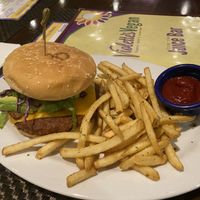 Cali bacon cheese burger🤤 at Violette's Vegan Organic Cafe and Juice Bar in Las Vegas