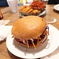 Burger at Swing Kitchen - Schottenfeldgasse in Vienna