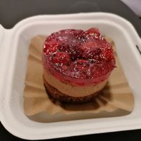 Chocolate and red fruits cake at Swing Kitchen - Schottenfeldgasse in Vienna