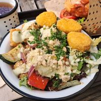 Caesar bowl at Swing Kitchen - Schottenfeldgasse in Vienna