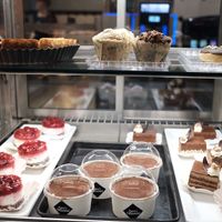 Dessert selection at Swing Kitchen - Schottenfeldgasse in Vienna