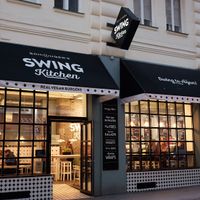 Outside shot at Swing Kitchen - Schottenfeldgasse in Vienna