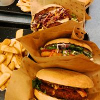 Burgers at Swing Kitchen - Schottenfeldgasse in Vienna