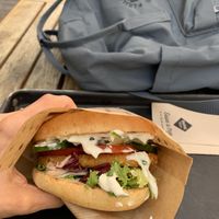 Vienna burger  at Swing Kitchen - Schottenfeldgasse in Vienna