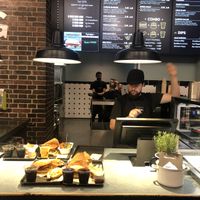 Order pick-up station  at Swing Kitchen - Schottenfeldgasse in Vienna