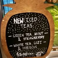 a pineapple menu... intriguing  at Whole + Some in Adelaide