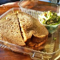 BLAT: Bacon (Tempeh), Lettuce, Avocado, Tomato at The Living Root Cellar in Riverside