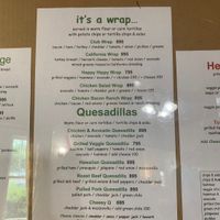 Menu pg3 at Down the Alley Cafe in Decatur